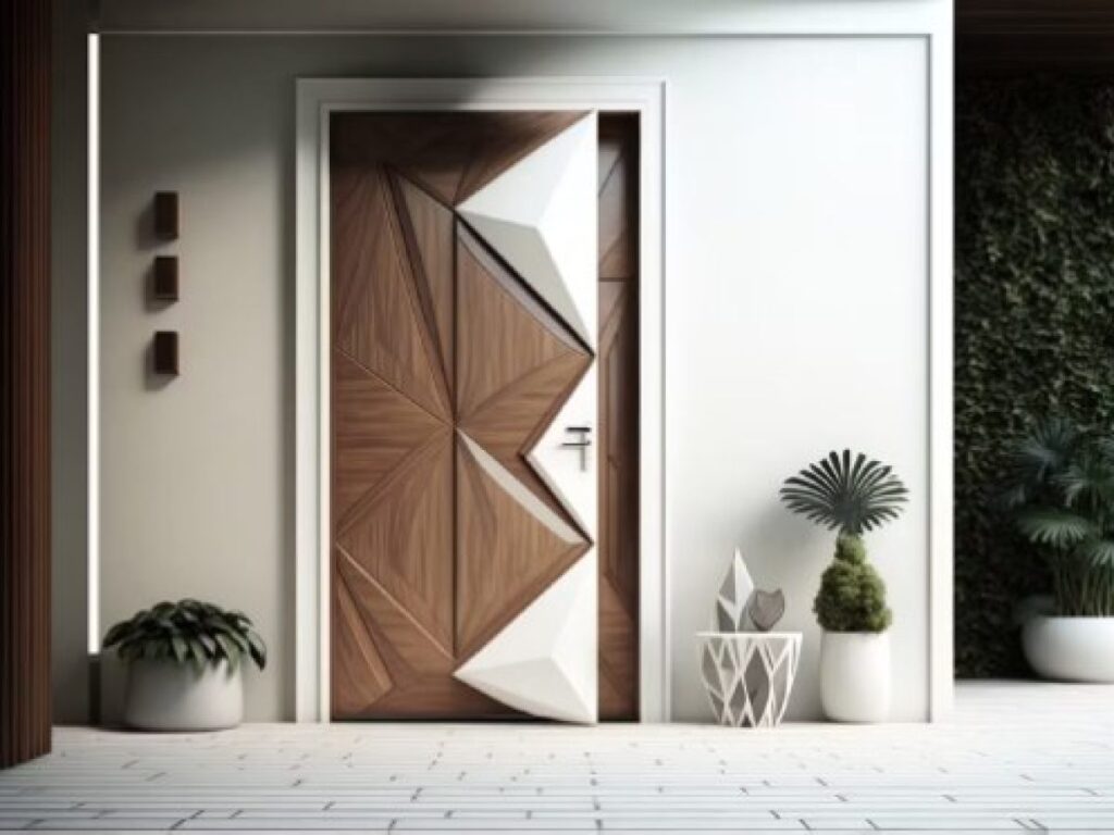 pintu kayu minimalis